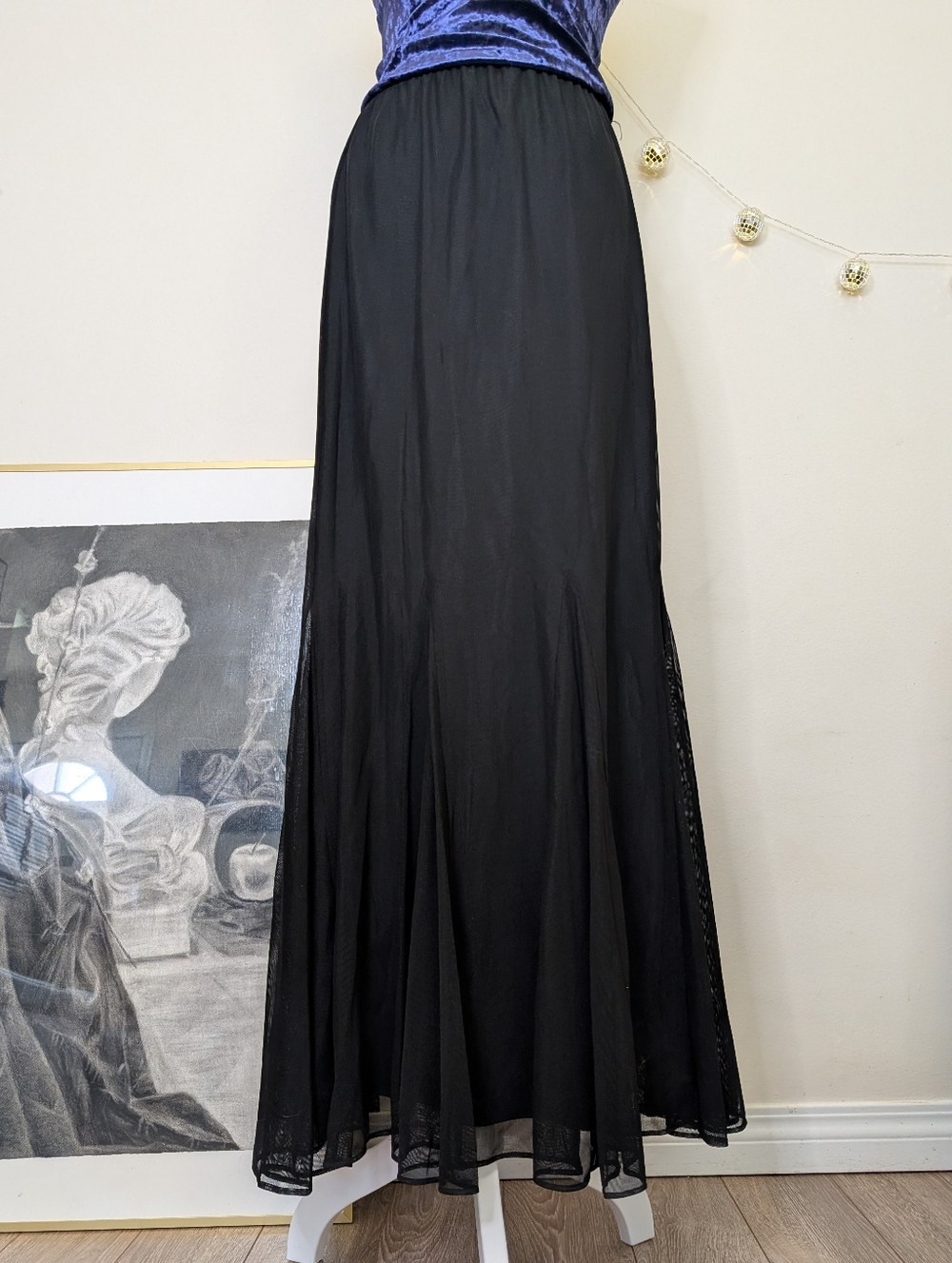 Classic Black Maxi Skirt